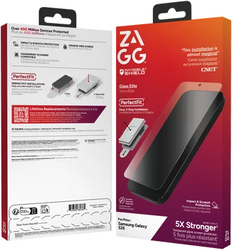 ZAGG InvisibleShield Glass Elite Samsung Galaxy S26 Screen Protector