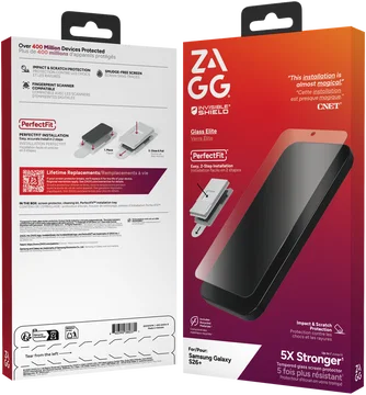 ZAGG InvisibleShield Glass Elite Samsung Galaxy S26 Plus Screen Protector