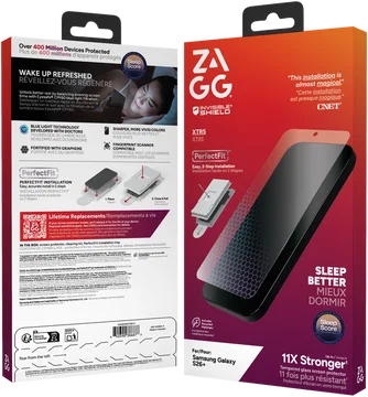 ZAGG InvisibleShield XTR5 Samsung S26 Plus Screen Protector Anti-Blue Light