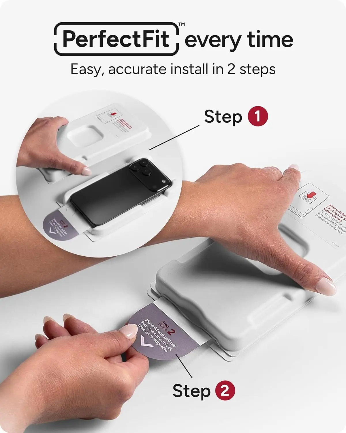 ZAGG InvisibleShield XTR5 Samsung S26 Ultra Screen Protector Anti-Blue Light afbeelding 7