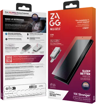ZAGG InvisibleShield XTR5 Samsung S26 Ultra Screen Protector Anti-Blue Light