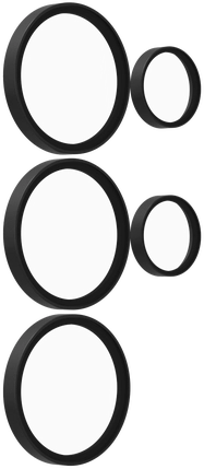 ZAGG Camera Rings Samsung Galaxy S26 Ultra Camera Protector Zwart afbeelding 8