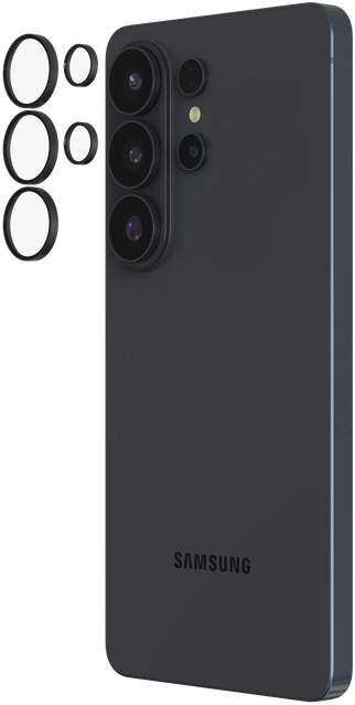 ZAGG Camera Rings Samsung Galaxy S26 Ultra Camera Protector Zwart afbeelding 1