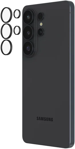 ZAGG Camera Rings Samsung Galaxy S26 Ultra Camera Protector Zwart afbeelding 1
