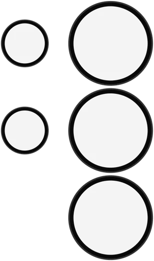 ZAGG Camera Rings Samsung Galaxy S26 Ultra Camera Protector Zwart afbeelding 7