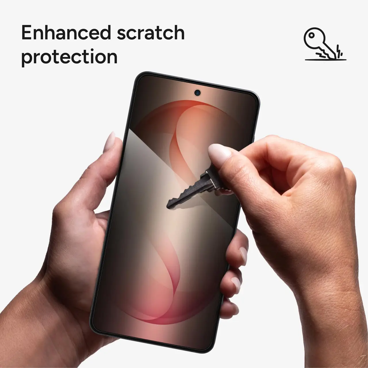 ZAGG InvisibleShield Glass Elite Privacy Samsung S26 Plus Screen Protector afbeelding 9