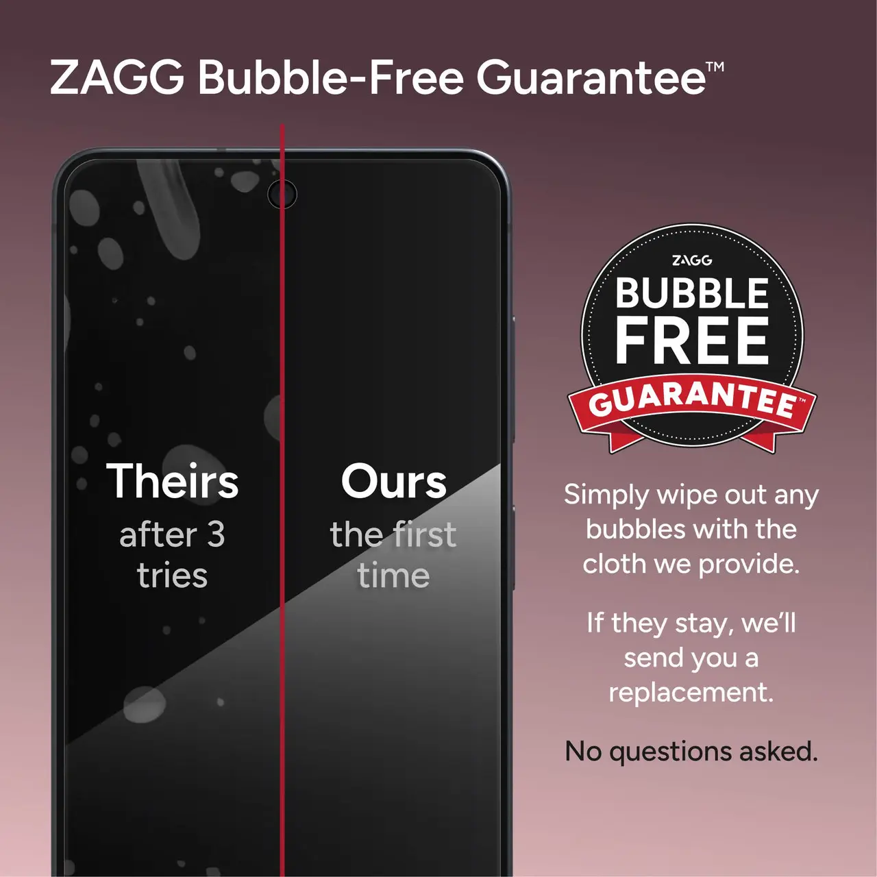 ZAGG InvisibleShield Glass Elite Privacy Samsung S26 Ultra Screen Protector afbeelding 9