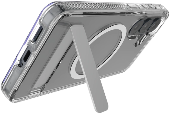 ZAGG Crystal Palace Snap Kickstand Samsung Galaxy S26 Hoesje MagSafe Clear afbeelding 4