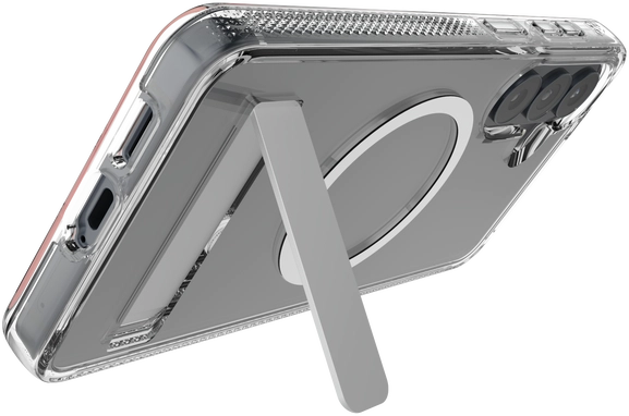 ZAGG Crystal Palace Snap Kickstand Samsung Galaxy S26 Plus Hoesje MagSafe Clear afbeelding 3