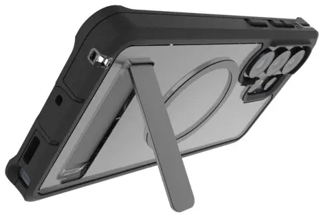 ZAGG Rainier Snap Kickstand Samsung Galaxy S26 Hoesje MagSafe Back Cover Zwart afbeelding 3