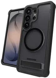 ZAGG Rainier Snap Kickstand Samsung Galaxy S26 Hoesje MagSafe Back Cover Zwart afbeelding