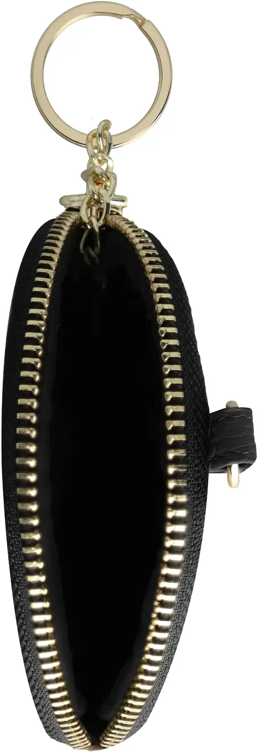 AVY Mini Telefoontasje / Phone Bag Pouch met Rits en Haakje Leer Croco Zwart afbeelding 10