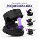 Buddi Sorted Magnetische Kabelclip Organizer voor Bureau en Nachtkastje 12-Pack afbeelding 3