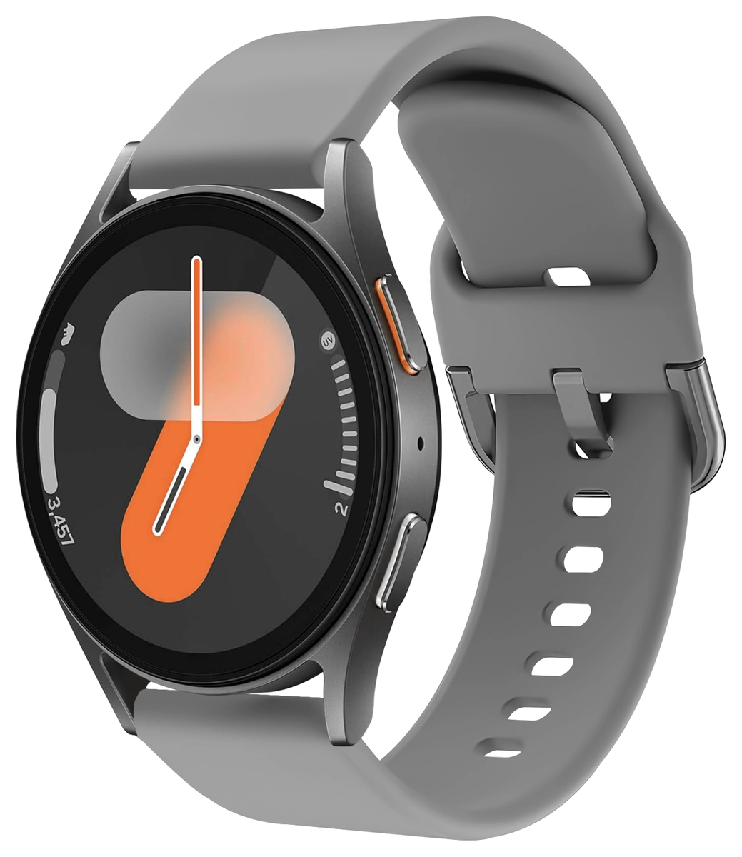 SBG Universeel Smartwatch / Horloge Bandje - Siliconen - 20MM - Grijs afbeelding 1