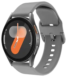 SBG Universeel Smartwatch / Horloge Bandje - Siliconen - 20MM - Grijs afbeelding