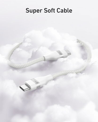 Anker Bio-Nylon (240W) USB-C naar USB-C Kabel Fast Charge 1.8M Wit afbeelding 4