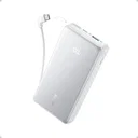 Anker Zolo (22.5W) Powerbank met Ingebouwde USB-C Kabel PD 20.000 mAh Wit