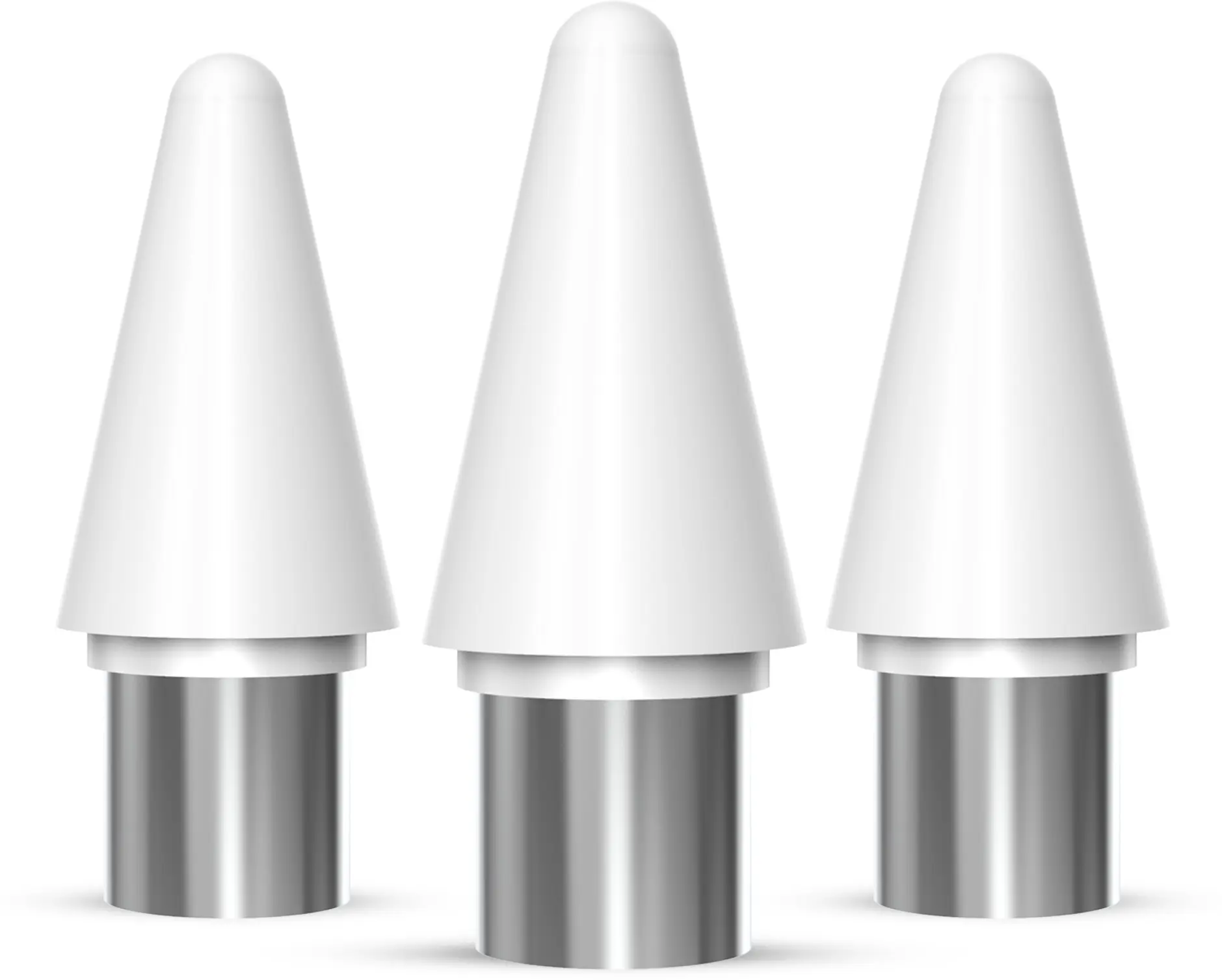 Buddi Replacement Tips voor Buddi Flow (1e en 2e generatie) 3-pack Wit afbeelding 1