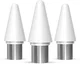 Buddi Replacement Tips voor Buddi Flow (1e en 2e generatie) 3-pack Wit