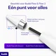 Buddi Replacement Tips voor Buddi Flow (1e en 2e generatie) 3-pack Zwart afbeelding 2