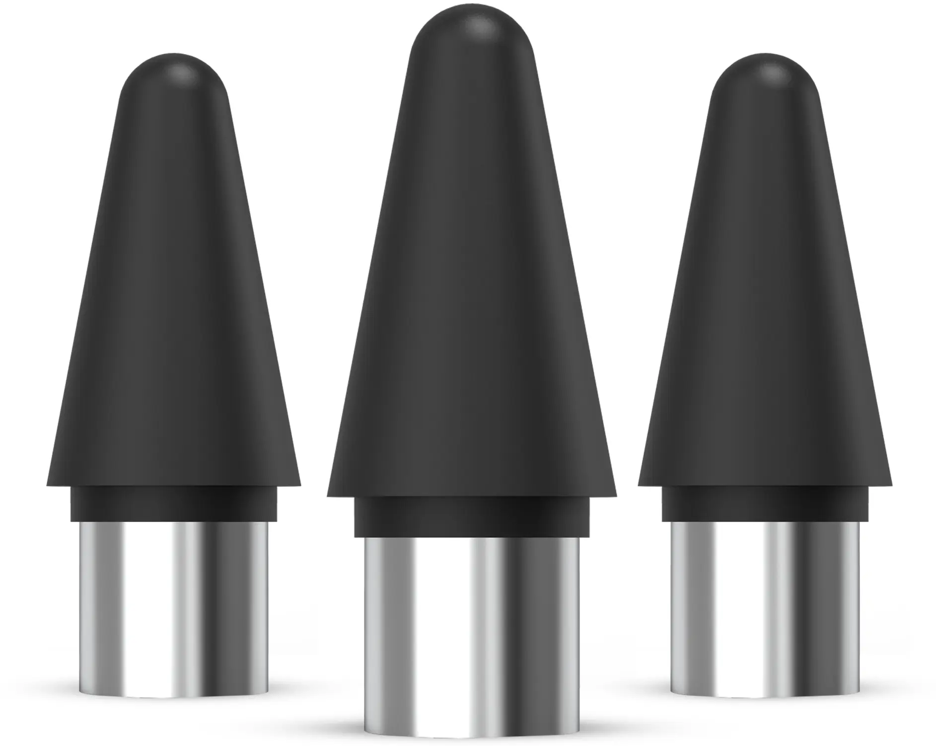 Buddi Replacement Tips voor Buddi Flow (1e en 2e generatie) 3-pack Zwart afbeelding 1
