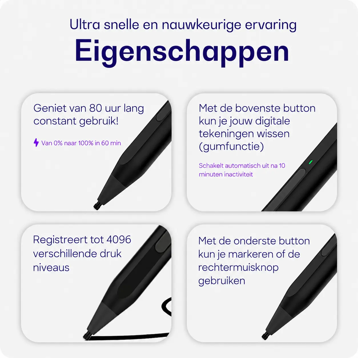 Buddi Aide 2 Stylus Pen voor Kobo en Microsoft Surface afbeelding 6