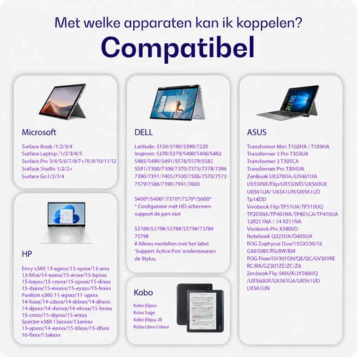 Buddi Aide 2 Stylus Pen voor Kobo en Microsoft Surface afbeelding 2