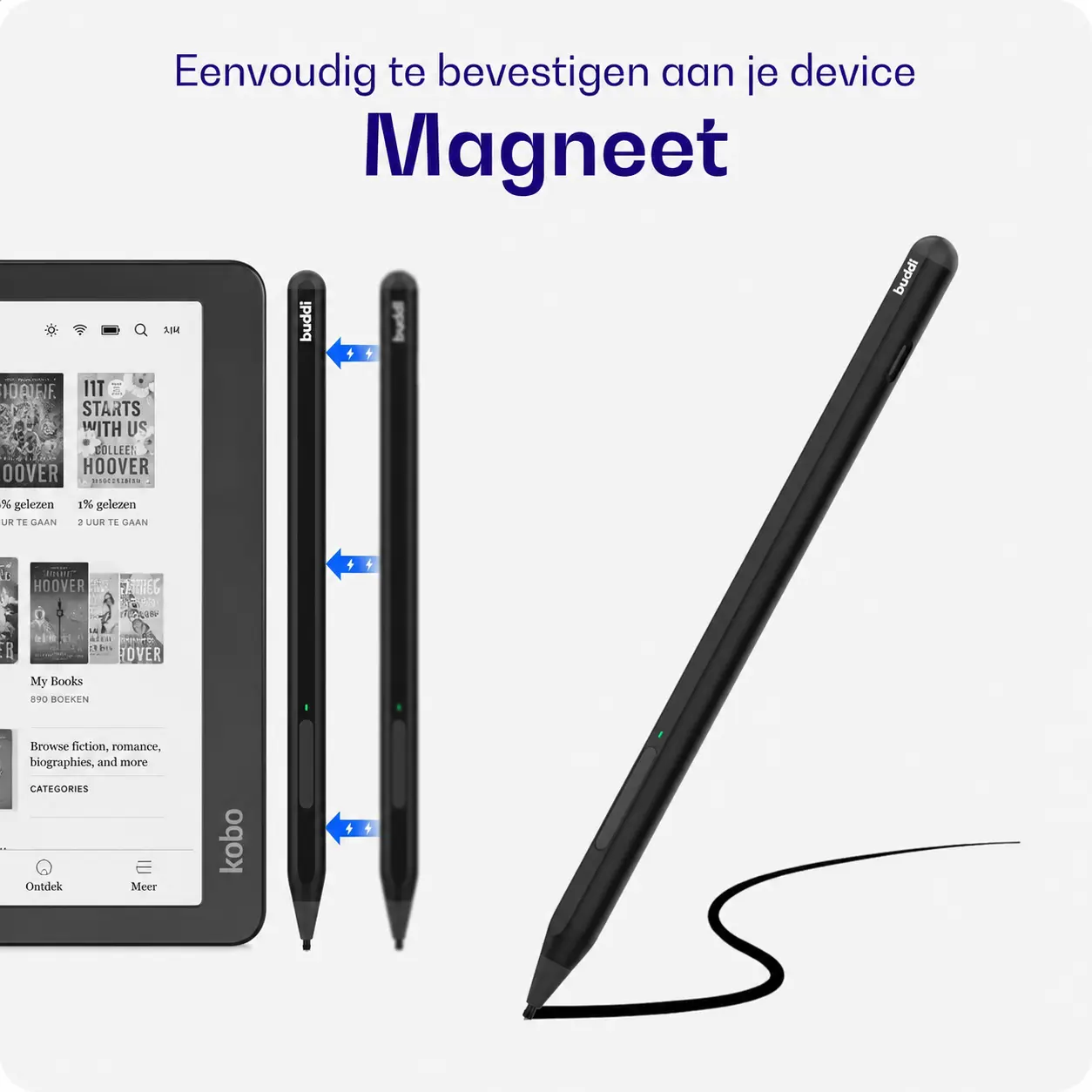 Buddi Aide 2 Stylus Pen voor Kobo en Microsoft Surface afbeelding 7