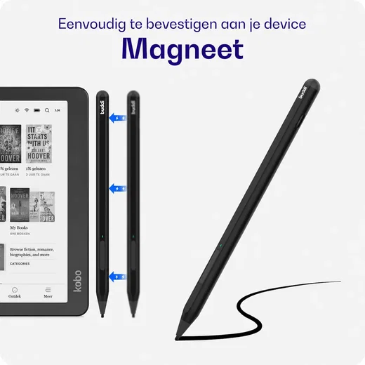 Buddi Aide 2 Stylus Pen voor Kobo en Microsoft Surface afbeelding 7