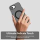 Apple iPhone 17e / 16e Hoesje MagSafe Backcover Semi-Transparant & Zwart afbeelding 8