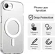 Apple iPhone 17e / 16e Hoesje MagSafe Backcover Semi-Transparant & Wit afbeelding 6