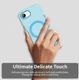 Apple iPhone 17e / 16e Hoesje MagSafe Backcover Semi-Transparant & Blauw afbeelding 8