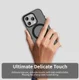 Apple iPhone 16 Pro Max Hoesje MagSafe Backcover Semi-Transparant & Zwart afbeelding 9