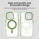 Apple iPhone 16 Pro Max Hoesje MagSafe Backcover Semi-Transparant & Groen afbeelding 10
