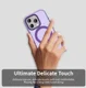 Apple iPhone 16 Pro Max Hoesje MagSafe Backcover Semi-Transparant & Paars afbeelding 9