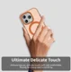 Apple iPhone 16 Pro Hoesje MagSafe Backcover Semi-Transparant & Oranje afbeelding 9