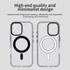 Apple iPhone 16 Plus Hoesje MagSafe Backcover Semi-Transparant & Zwart afbeelding 10