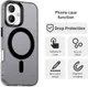 Apple iPhone 16 Plus Hoesje MagSafe Backcover Semi-Transparant & Zwart afbeelding 8