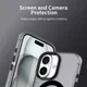 Apple iPhone 16 Plus Hoesje MagSafe Backcover Semi-Transparant & Zwart afbeelding 6
