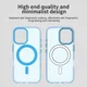 Apple iPhone 16 Plus Hoesje MagSafe Backcover Semi-Transparant & Blauw afbeelding 10