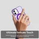 Apple iPhone 16 Plus Hoesje MagSafe Backcover Semi-Transparant & Paars afbeelding 10