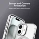 Apple iPhone 16 Hoesje MagSafe Backcover Semi-Transparant & Wit afbeelding 8