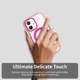 Apple iPhone 16 Hoesje MagSafe Backcover Semi-Transparant & Roze afbeelding 9