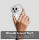 Apple iPhone 15 Pro Max Hoesje MagSafe Backcover Semi-Transparant & Wit afbeelding 8