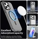 Apple iPhone 15 Pro Hoesje MagSafe Backcover Semi-Transparant & Zwart afbeelding 5