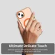 iPhone 15 Plus / 14 Plus Hoesje MagSafe Backcover Semi-Transparant & Oranje afbeelding 5