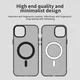 Apple iPhone 15 Hoesje MagSafe Backcover Semi-Transparant & Zwart afbeelding 9