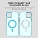 Apple iPhone 15 Hoesje MagSafe Backcover Semi-Transparant & Blauw afbeelding 9