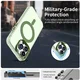 Apple iPhone 14 Pro Hoesje MagSafe Backcover Semi-Transparant & Groen afbeelding 3