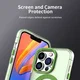 Apple iPhone 14 Pro Hoesje MagSafe Backcover Semi-Transparant & Groen afbeelding 8